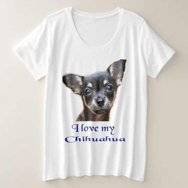 Chihuahua Dog T - Shirt (Design vorne)