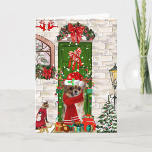 Chihuahua Dog Weihnachten Karte