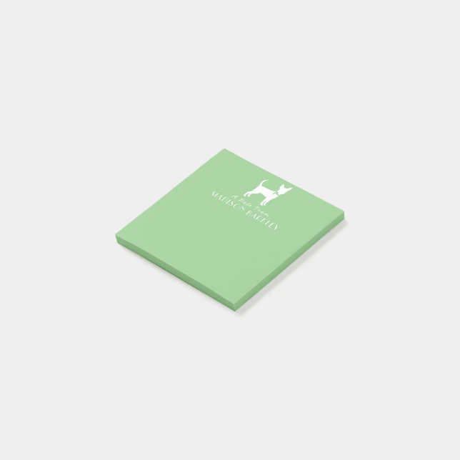 Chihuahua Dog Welppy Post-it-Notes Post-it Klebezettel (angewinkelt)