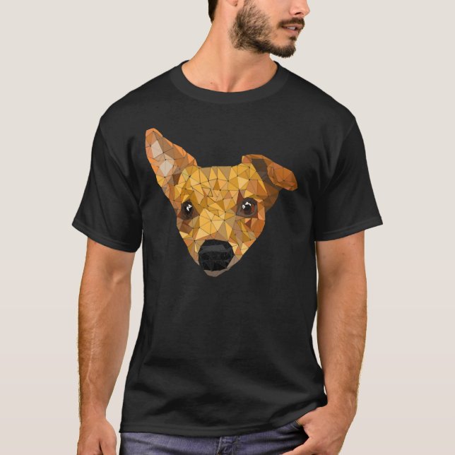 Chihuahua-Dreiecke T-Shirt (Vorderseite)