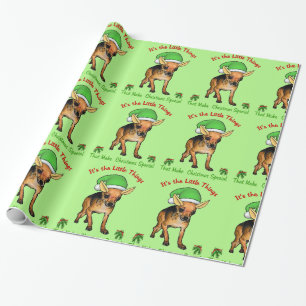 Chihuahua Elf Weihnachten Geschenkpapier