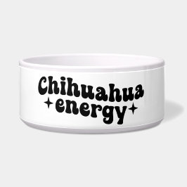 Chihuahua Energy Keramik Dog Bowl Napf