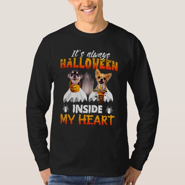Chihuahua es ist immer Trick oder Behandlung in me T-Shirt (Vorderseite)