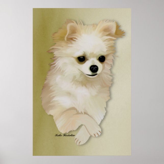 Chihuahua Fawn Puppy Poster (Vorne)