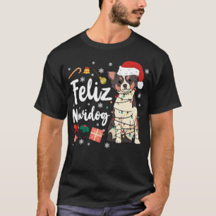 Chihuahua Feliz Navidog Weihnachten T-Shirt
