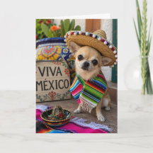 Chihuahua-Fest-Grußkarte