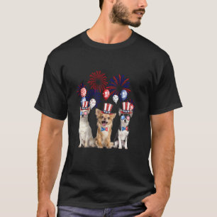 Chihuahua Feuerwerk Sonnenbrille America Dog 4. J T-Shirt