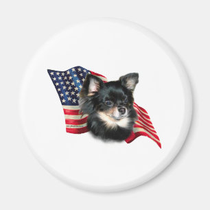 Chihuahua Flag Magnet