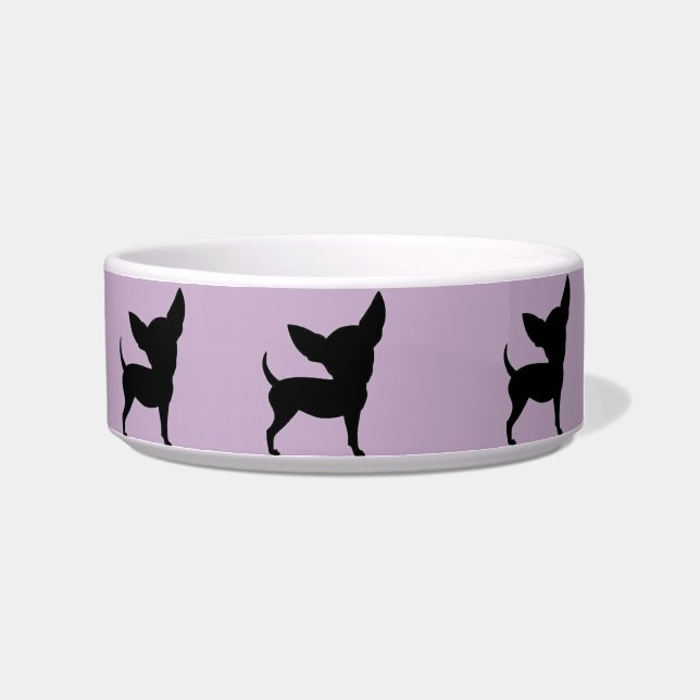 Chihuahua Food Dish Chihuahua Lover Chi Bowl Napf (Rechts)