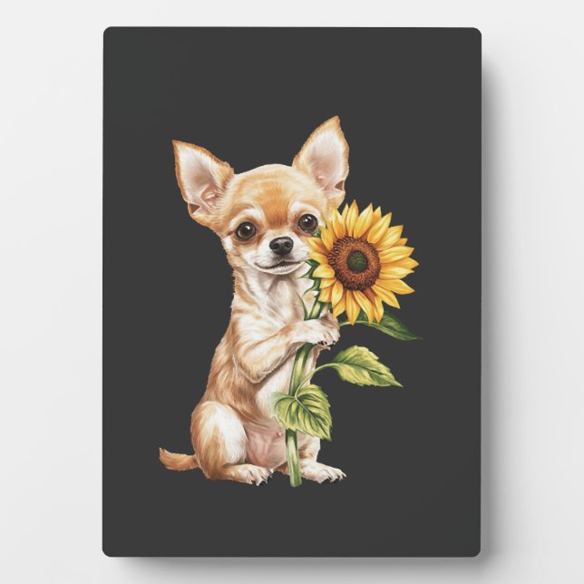 Chihuahua   fotoplatte (Vorderseite)