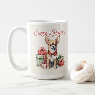 Chihuahua Funny Christmas Dog Kaffee Tasse