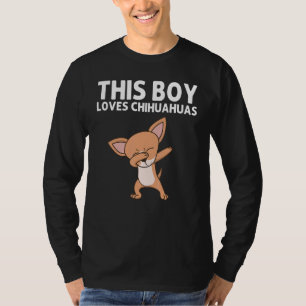 Chihuahua für Jungen Kinder, die Welpen ernähren T-Shirt