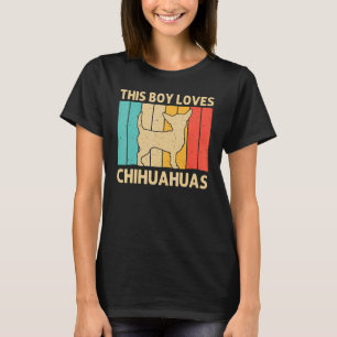 Chihuahua für Jungen Kinder Haustier Besitzer Hund T-Shirt