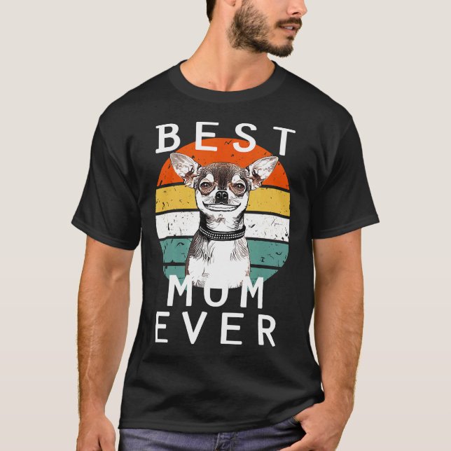 Chihuahua für Mama T-Shirt (Vorderseite)