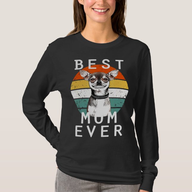 Chihuahua für Mama T-Shirt (Vorderseite)