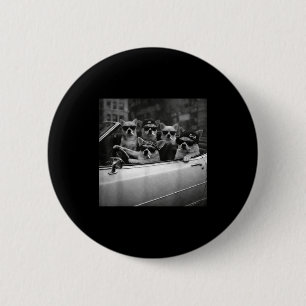 Chihuahua Gangster Hund Straße Lustiger Chihuahua Button