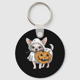 Chihuahua Geist Hund Halloween Schlüsselanhänger
