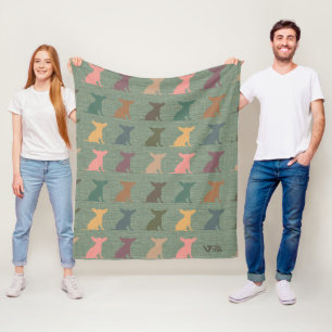 Chihuahua-Geschenk-Decke, kuschelige Hundeliebhabe Fleecedecke