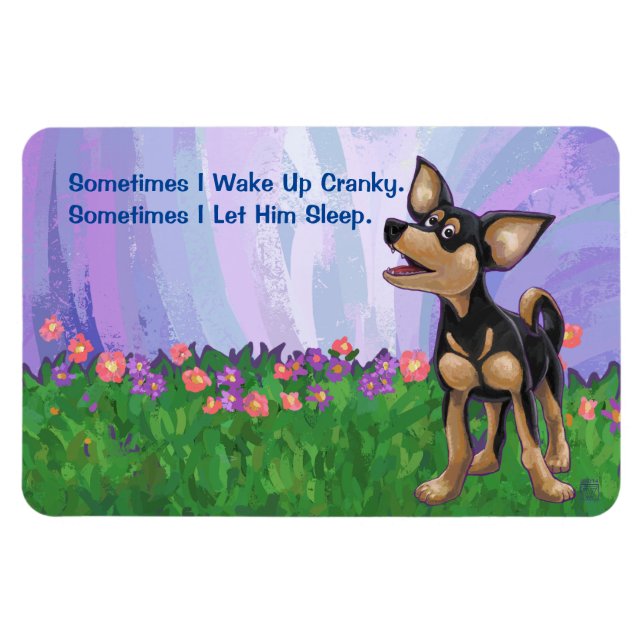 Chihuahua Geschenke und Accessoires Magnet (Horizontal)