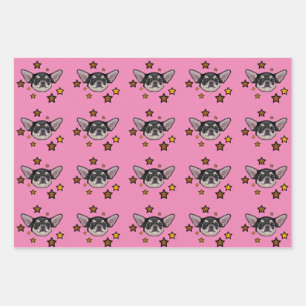 Chihuahua-Geschenkverpackungsset Geschenkpapier Set