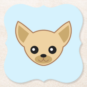Chihuahua-Gesicht Untersetzer
