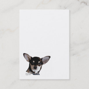 Chihuahua-Gesichts-Visitenkarte Visitenkarte