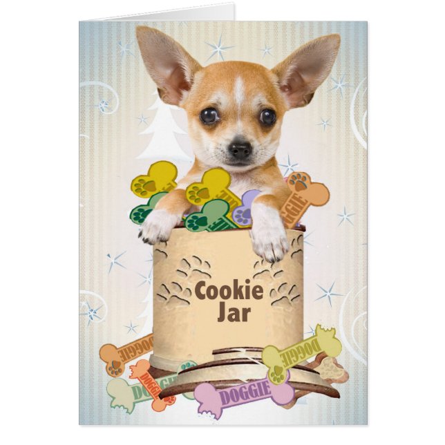 Chihuahua gesprengte Karten (Vorne)