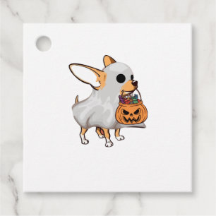 Chihuahua Ghost Pumpkin Halloween Shirt Geschenkanhänger