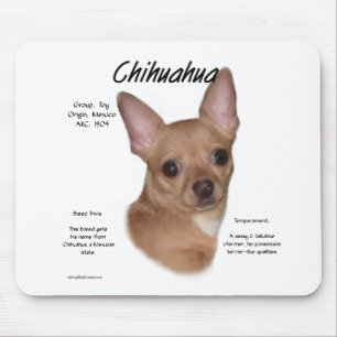 Chihuahua (glatt) Geschichtsdesign Mousepad