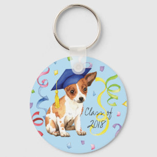 Chihuahua Graduate Schlüsselanhänger