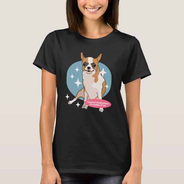 Chihuahua Grandma Dog Owner Chihuahua 2 T-Shirt (Vorderseite)