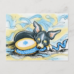 Chihuahua Guten Tag Postkarte