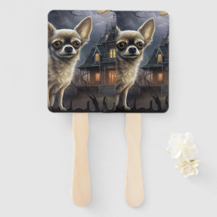 Chihuahua Halloween Beängstigend Fächer