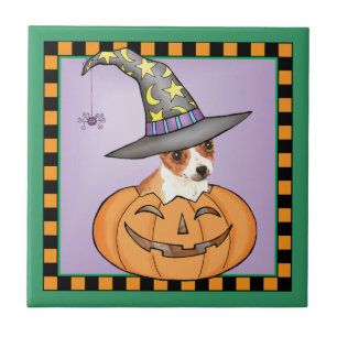 Chihuahua Halloween Fliese