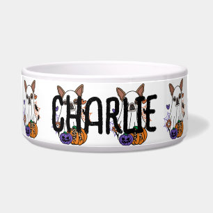 Chihuahua Halloween Ghost Dog Napf