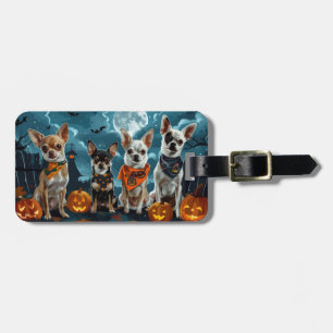 Chihuahua Halloween Gruselig Gepäckanhänger