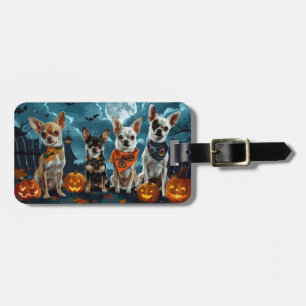Chihuahua Halloween Gruselig Gepäckanhänger