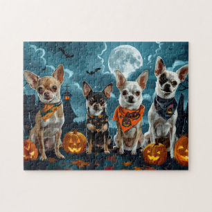 Chihuahua Halloween Gruselig Puzzle