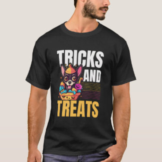 Chihuahua Halloween Welpentrick oder Treat Spooky T-Shirt