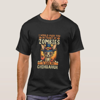 Chihuahua Halloween Welpentrick oder Treat Spooky T-Shirt