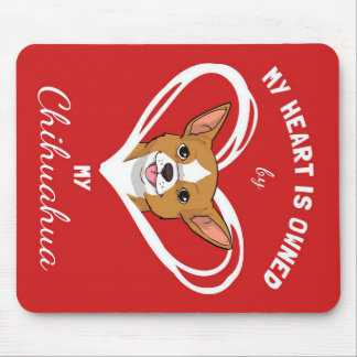 Chihuahua Heart_Dog Lover Mousepad
