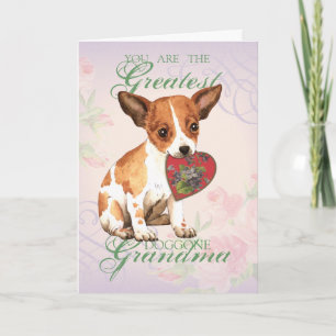 Chihuahua Heart Grandma Karte