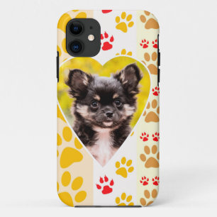 Chihuahua Heart Paw Prints Case-Mate iPhone Hülle