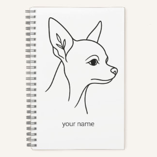 Chihuahua | Heritage Minimalist Signature Persönli Notizbuch