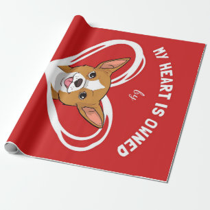 Chihuahua-Herz_Hunde-Liebhaber Geschenkpapier