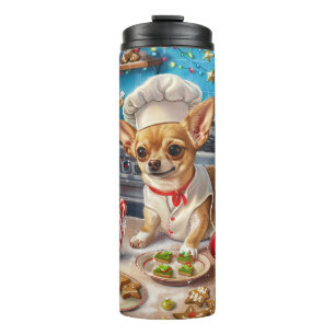 Chihuahua Holiday Baking: Feierliche Weihnachten Thermosbecher