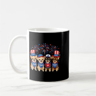 Chihuahua Hund 250 Jahre Amerikanisch 1776 2026 4. Kaffeetasse