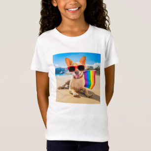 Chihuahua Hund am Strand T-Shirt
