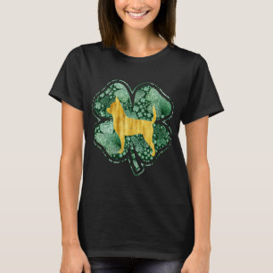 Chihuahua Hund Klee Kleeblatt Irischer St. Patrick T-Shirt