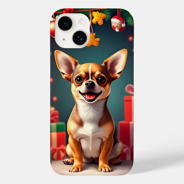 Chihuahua-Hund lächeln Case-Mate iPhone Hülle (Rückseite)